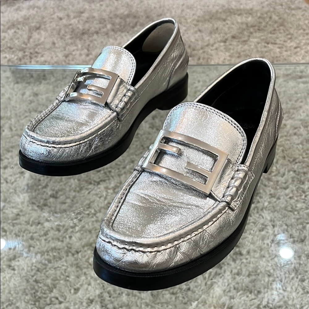 Fendi Roma Baguette Loafers Women’s Size 41 Shoes